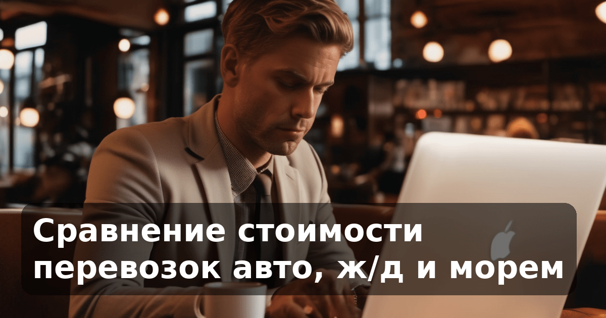 Сравнение стоимости перевозок авто, ж/д и морем